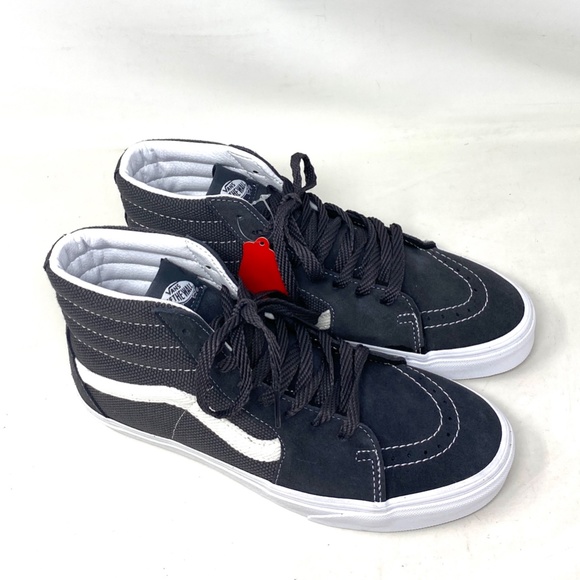 VANS Sk8-Hi Textured Asphalt Skate Shoes Women Sneakers Suede Canvas VN0005U91O7 - Picture 3 of 9